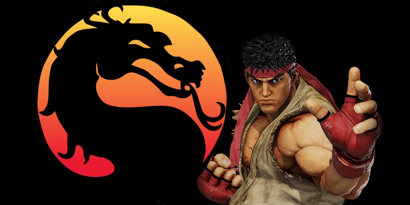 Ryu Street Fighter Mortal Kombat Cover
