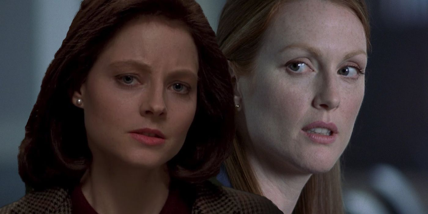 Silence of the Lambs and Hannibal - Jodie Foster and Julianne Moore as Clarice