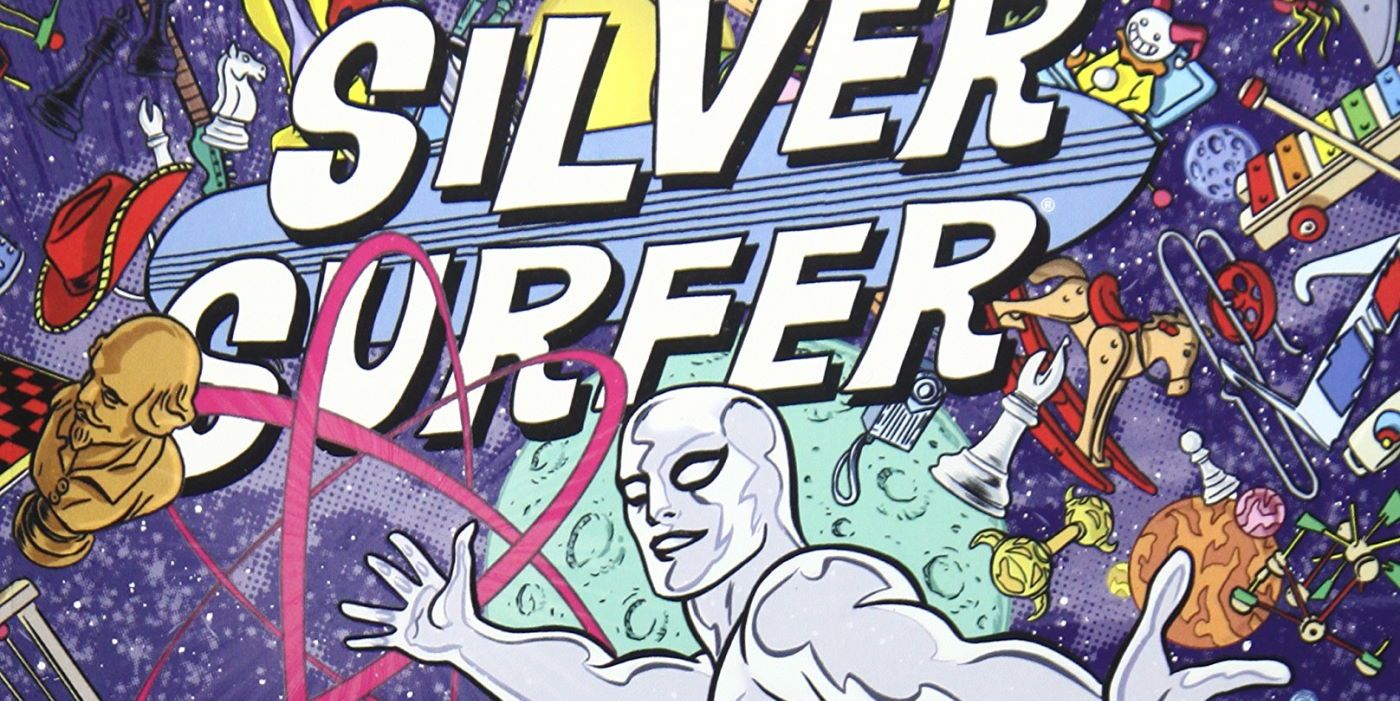 Silver Surfer Soars Across Space