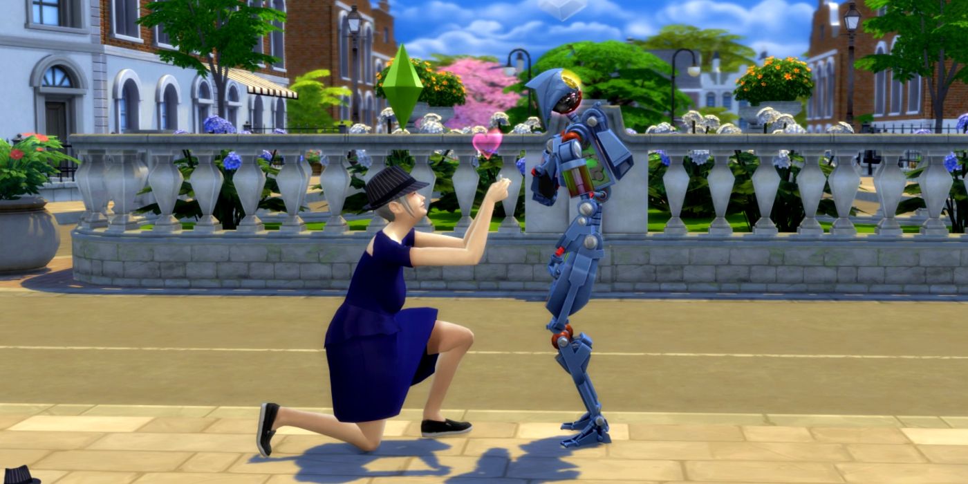 Sims 4 Discover University Marry Robots