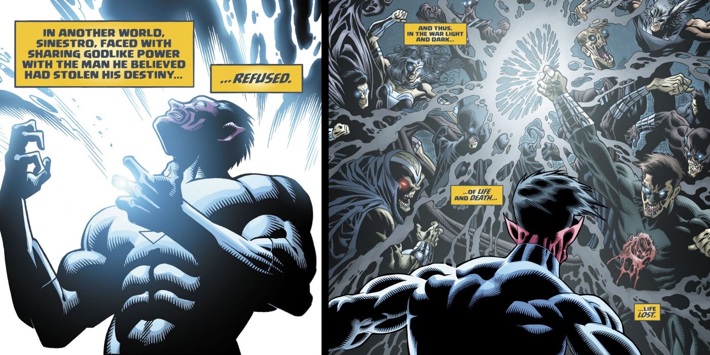Sinestro White Lantern Darkest Night Comic