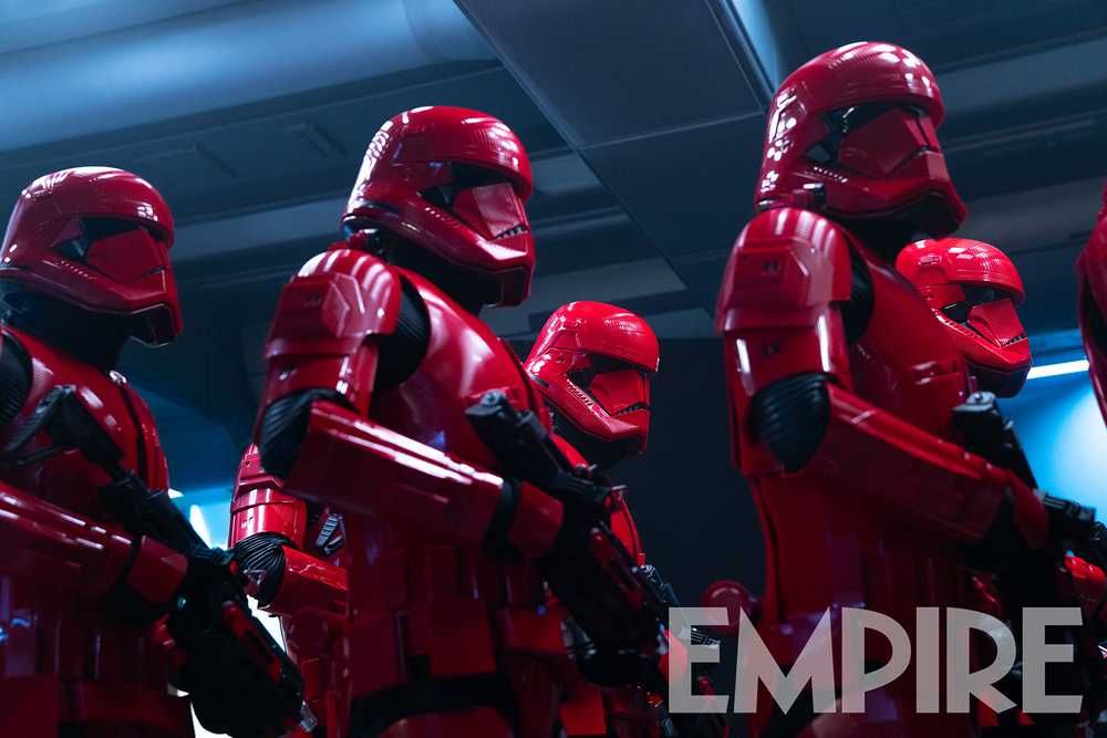 Sith Troopers in Star War The Rise of Skywalker from Empire Magazine