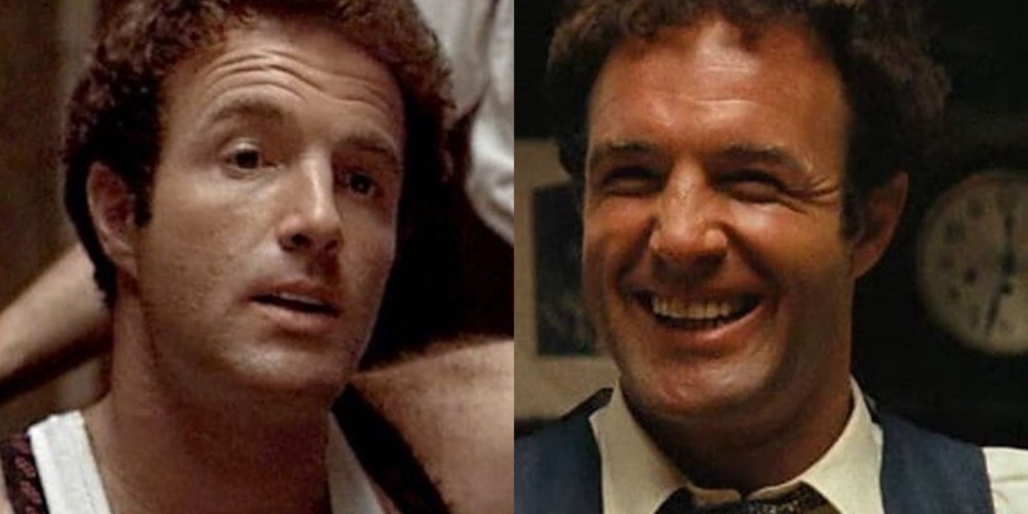 Split image of James Caan as Sonny Corleone in The Godfather