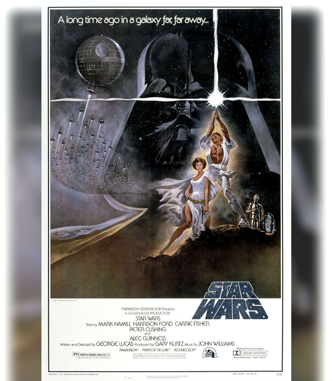 Star Wars A New Hope 1977 Movie Poster