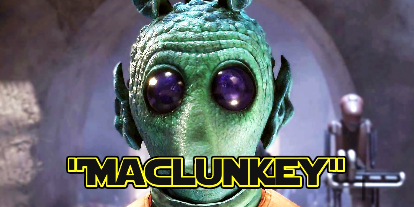 Star Wars Greedo Maclunkey