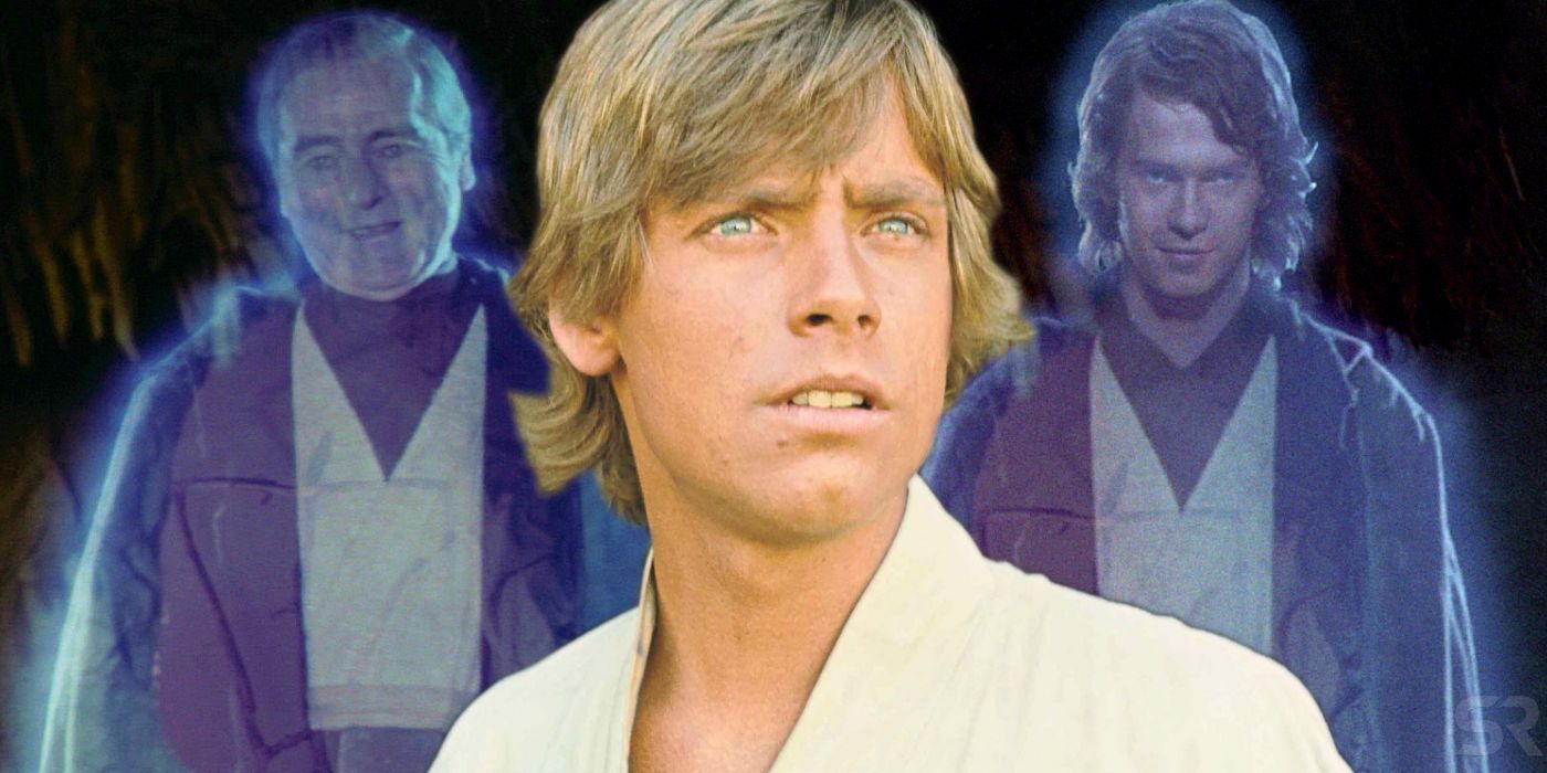 Star Wars Luke and Anakin Force Ghosts