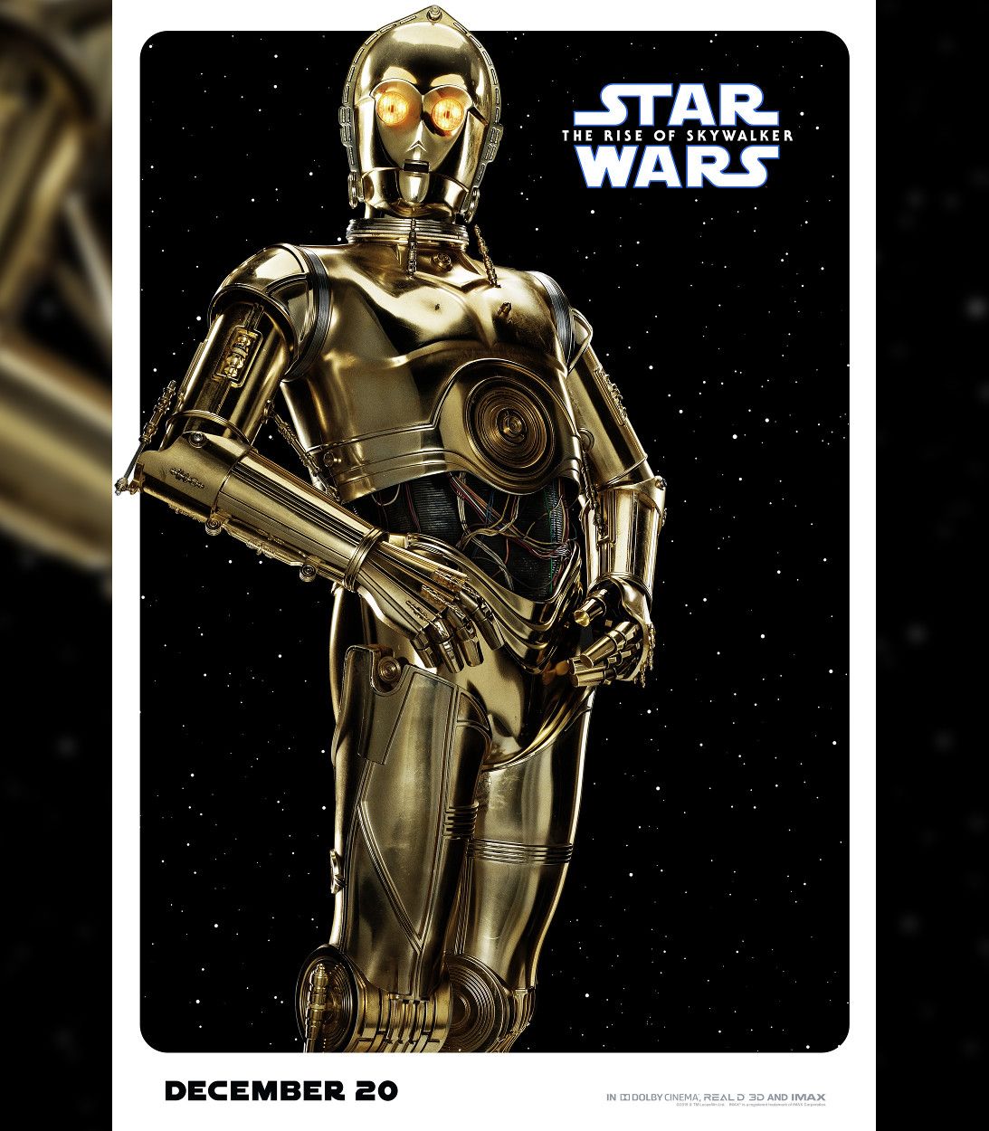 Star Wars The Rise Of Skywalker Character Poster C3PO