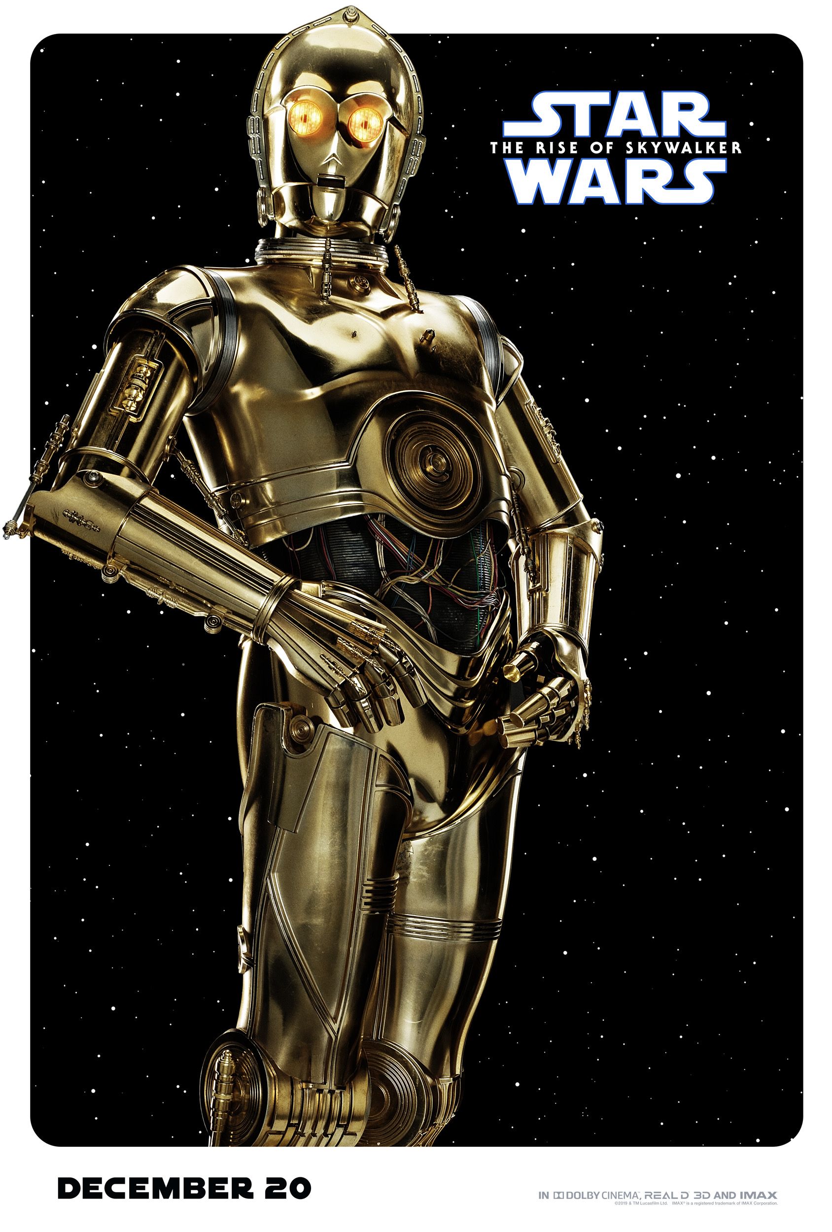 Star Wars The Rise Of Skywalker Character Poster C3PO