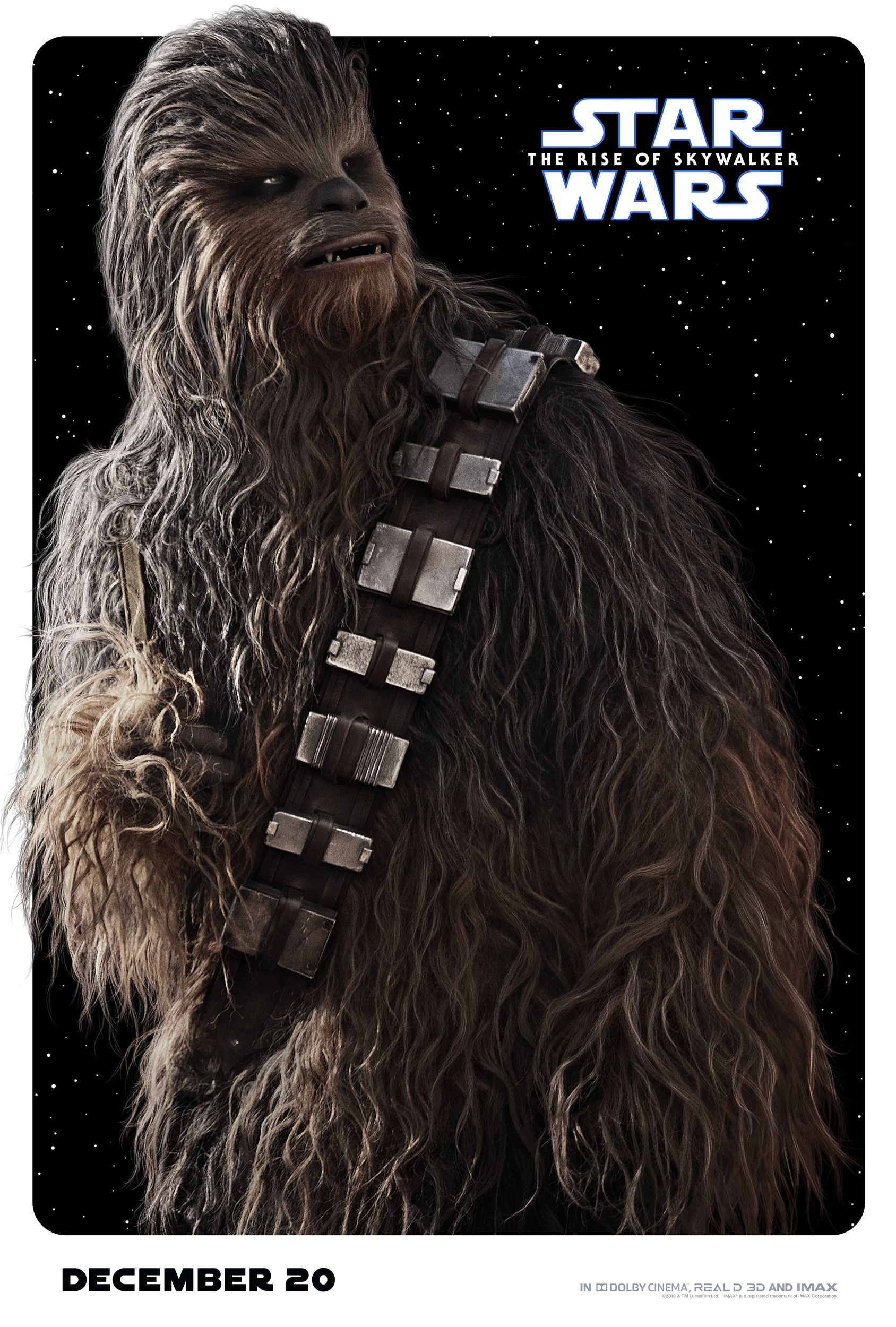 Star Wars The Rise Of Skywalker Character Poster Chewbacca