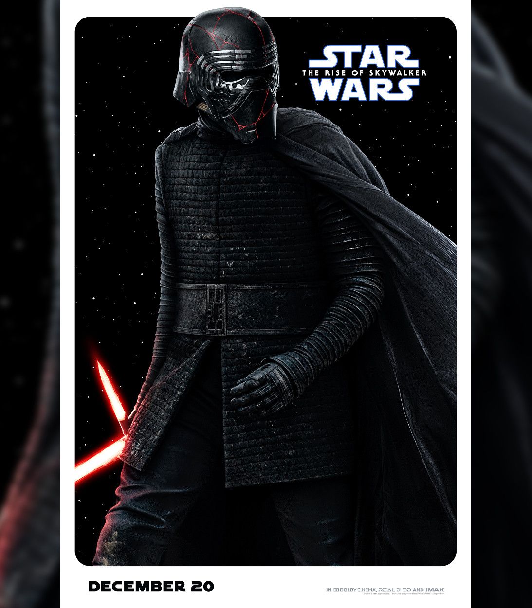 Star Wars The Rise Of Skywalker Character Poster Kylo Ren