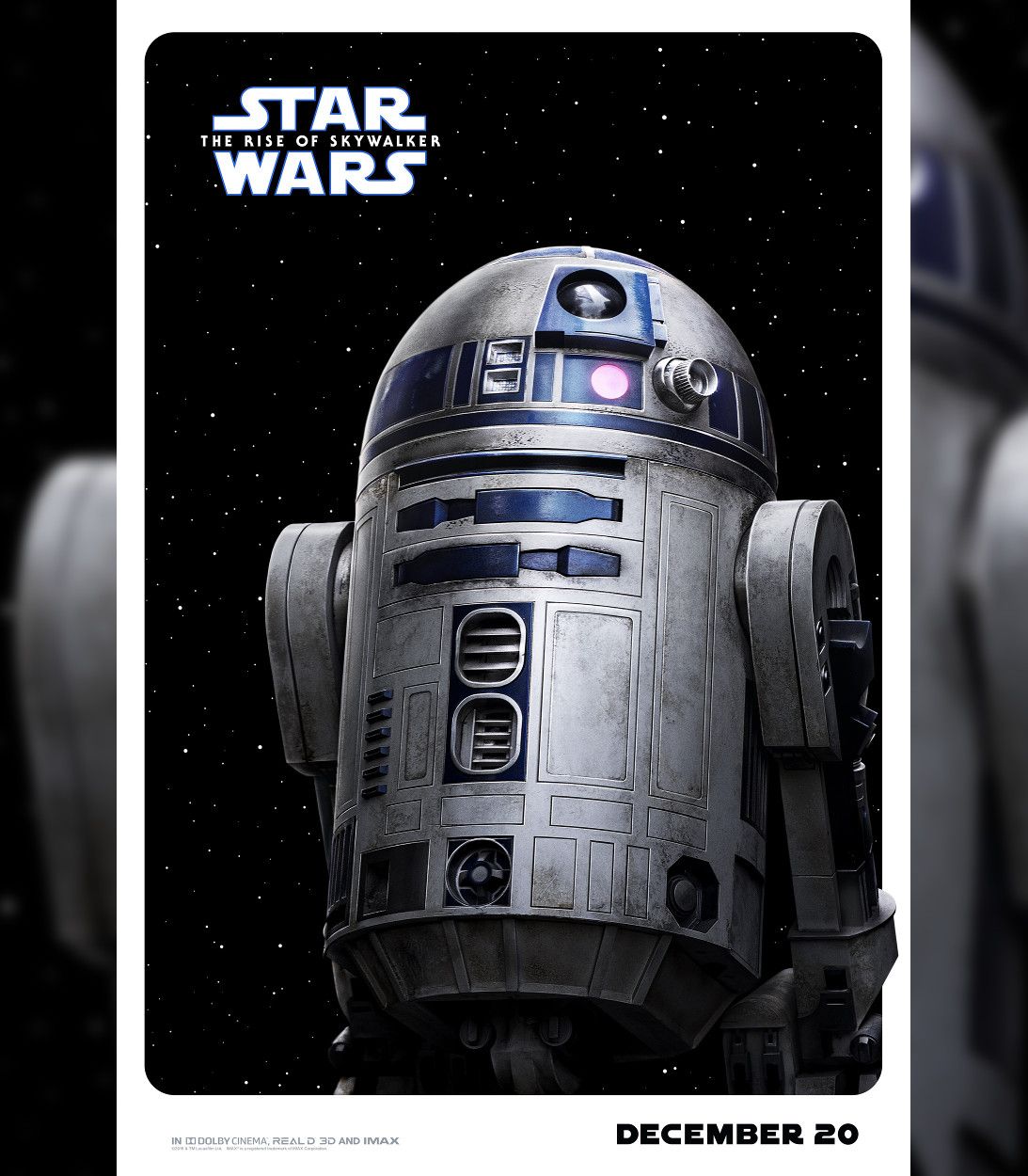 Star Wars The Rise Of Skywalker R2D2 Character Poster