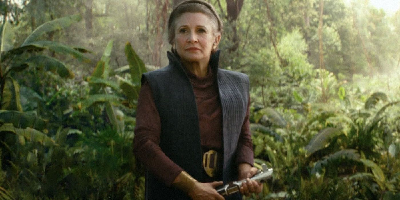 Star Wars Rise of Skywalker Leia With Lightsaber
