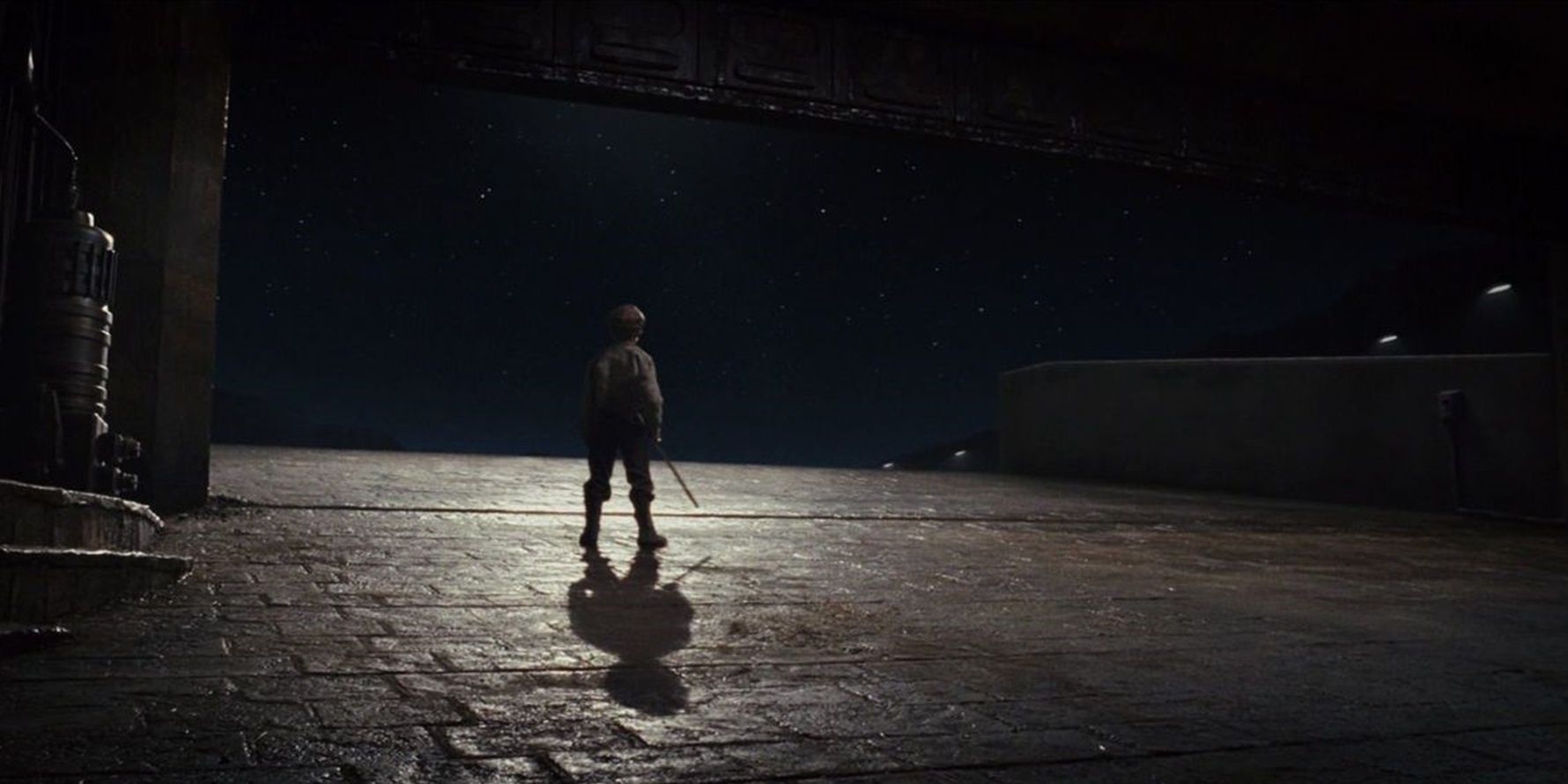 Broom Boy in the final shot of The Last Jedi