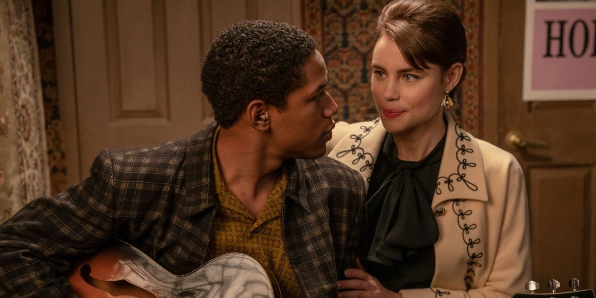 Stella (right) in Godfather of Harlem