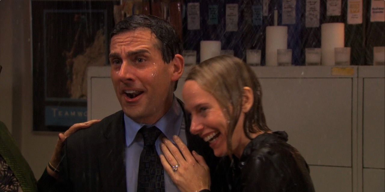 Michael and Holly in The Office
