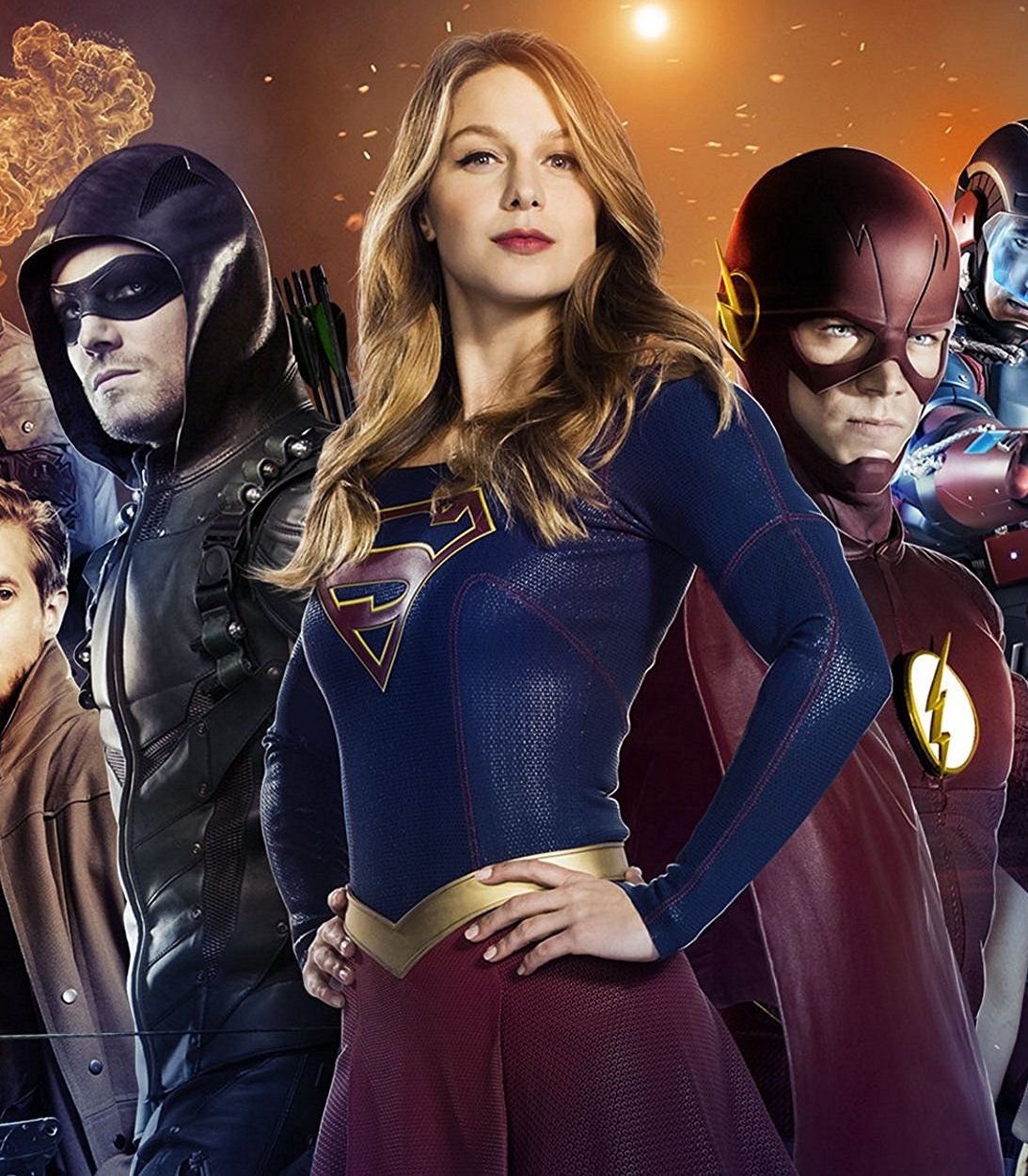 Supergirl Legends of Tomorrow Arrow Flash Invasion Vertical