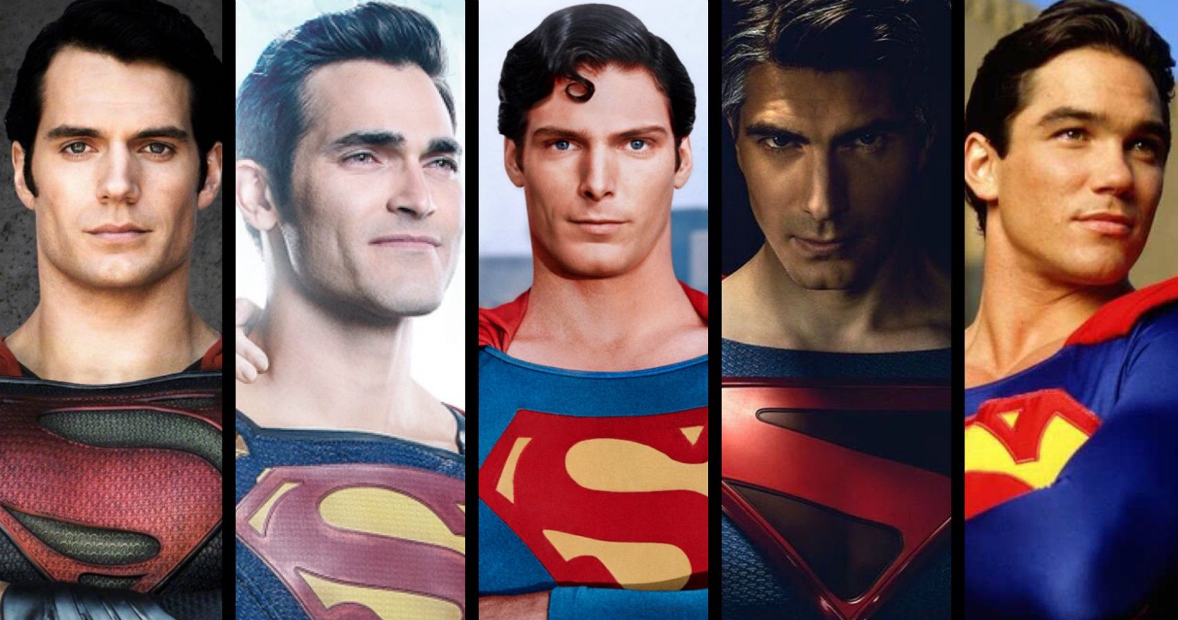 superman different costumes