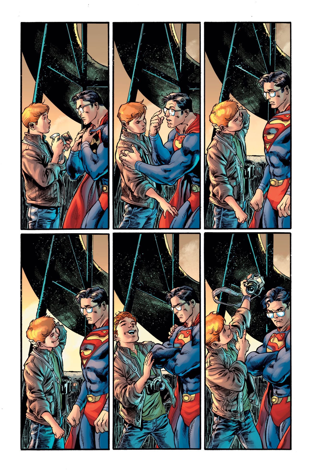 Superman Reveals Identity to Jimmy Olsen
