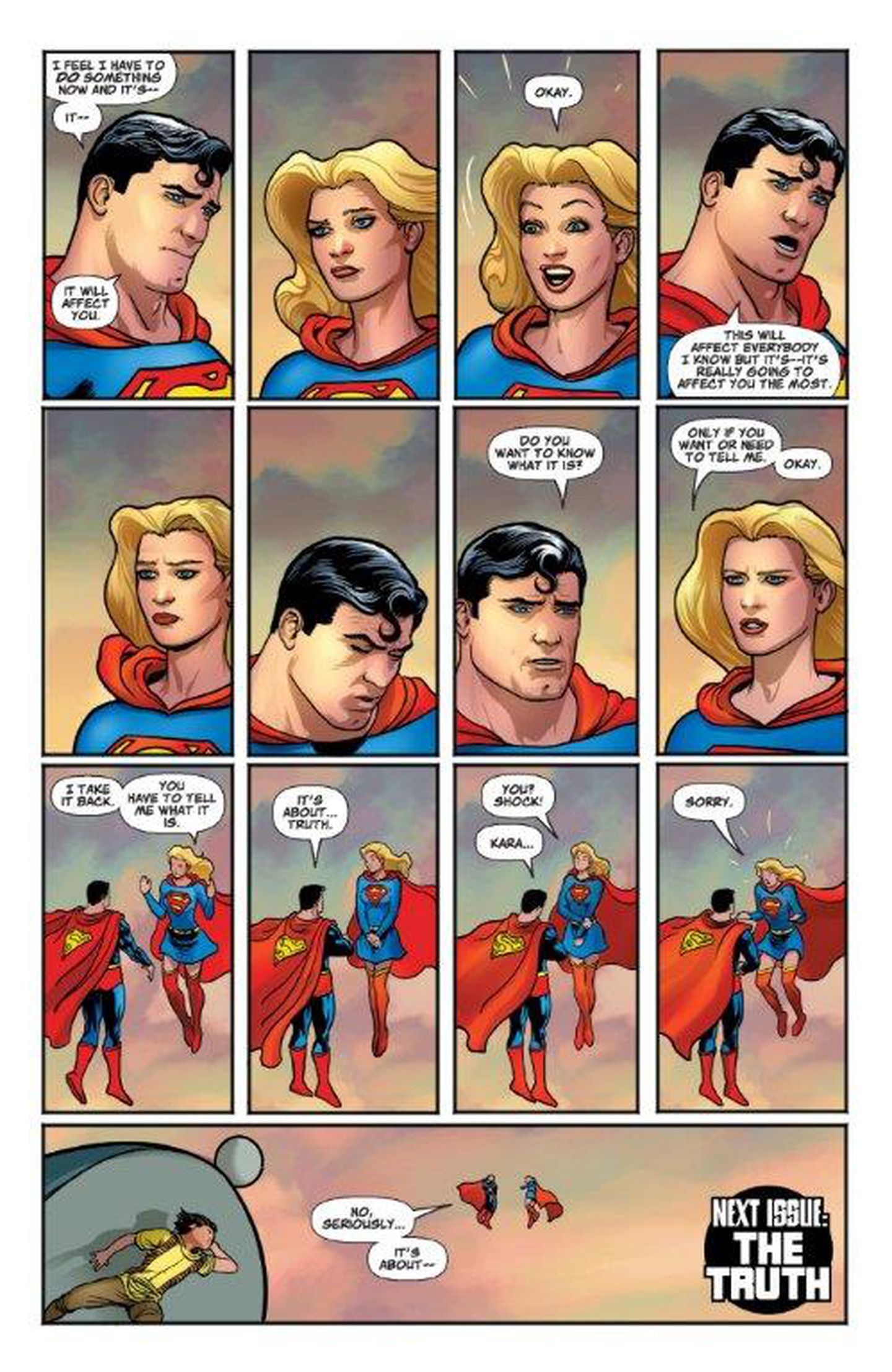 Superman and Supergirl Comic Preview