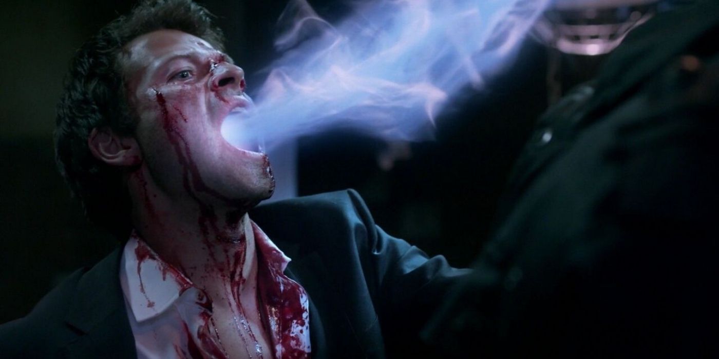 Cadtiel commits cannibalism and steals the angel Theo's grace in Supernatural