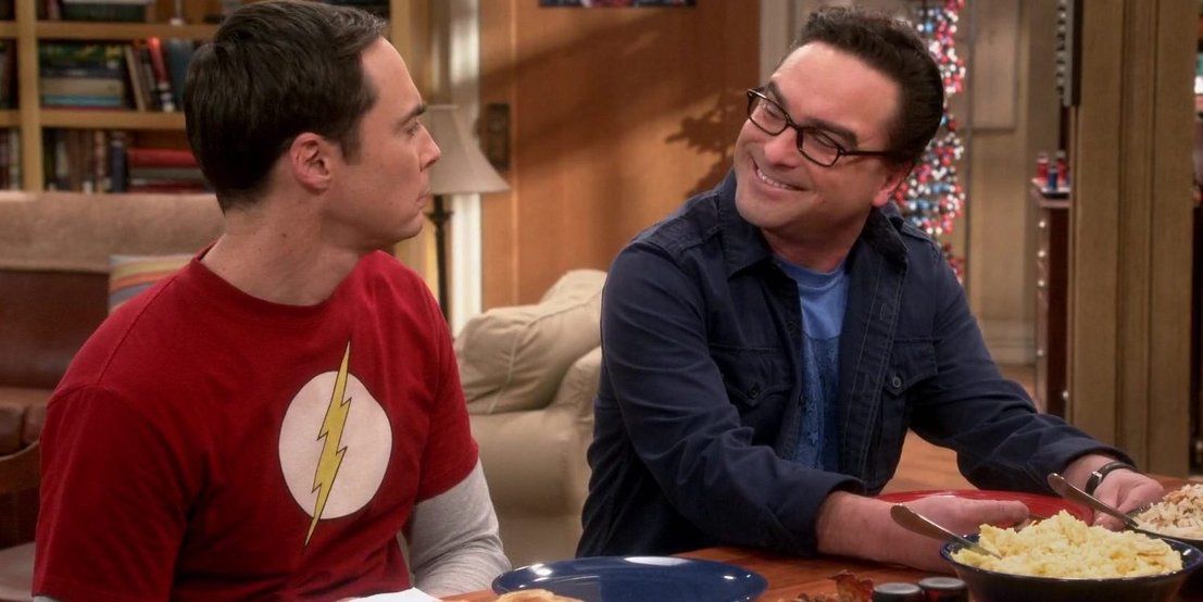 Leonard and Sheldon in TBBT