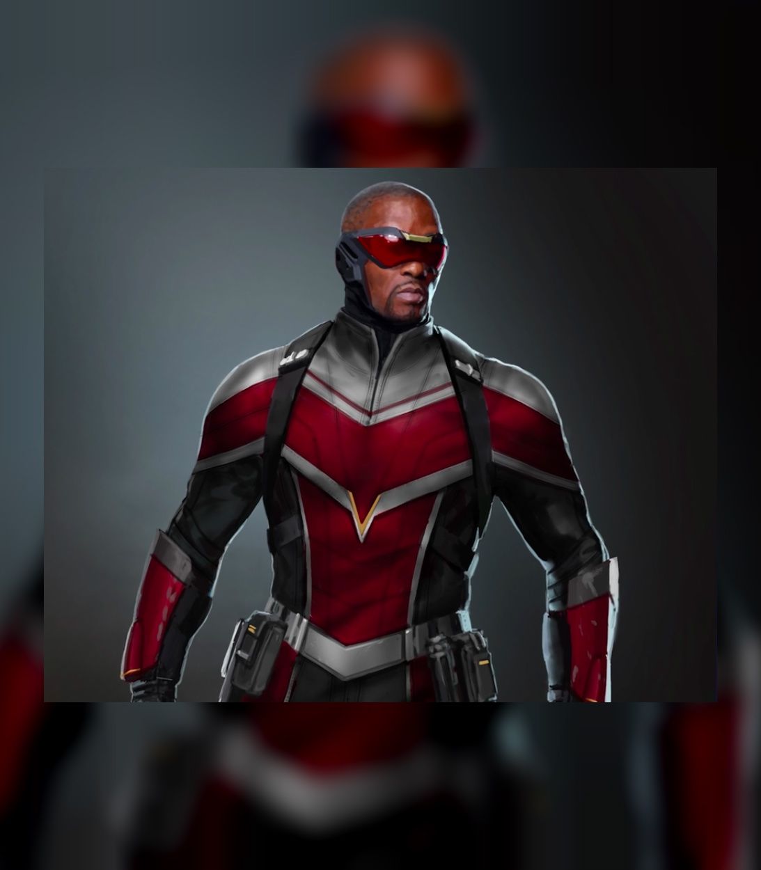 Sam Wilson concept art for Marvel's The Falcon and the Winter Soldier