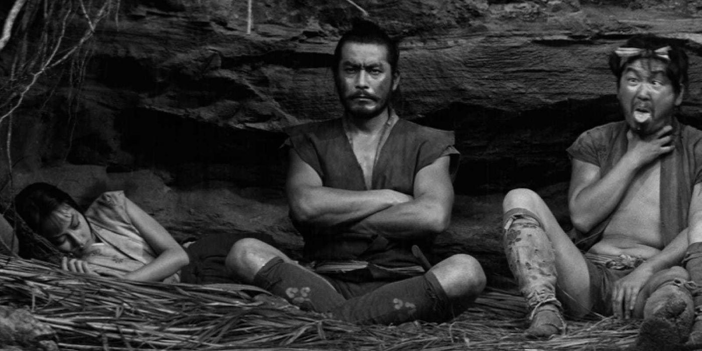 A still from the classic Samurai film The Hidden Fortress.