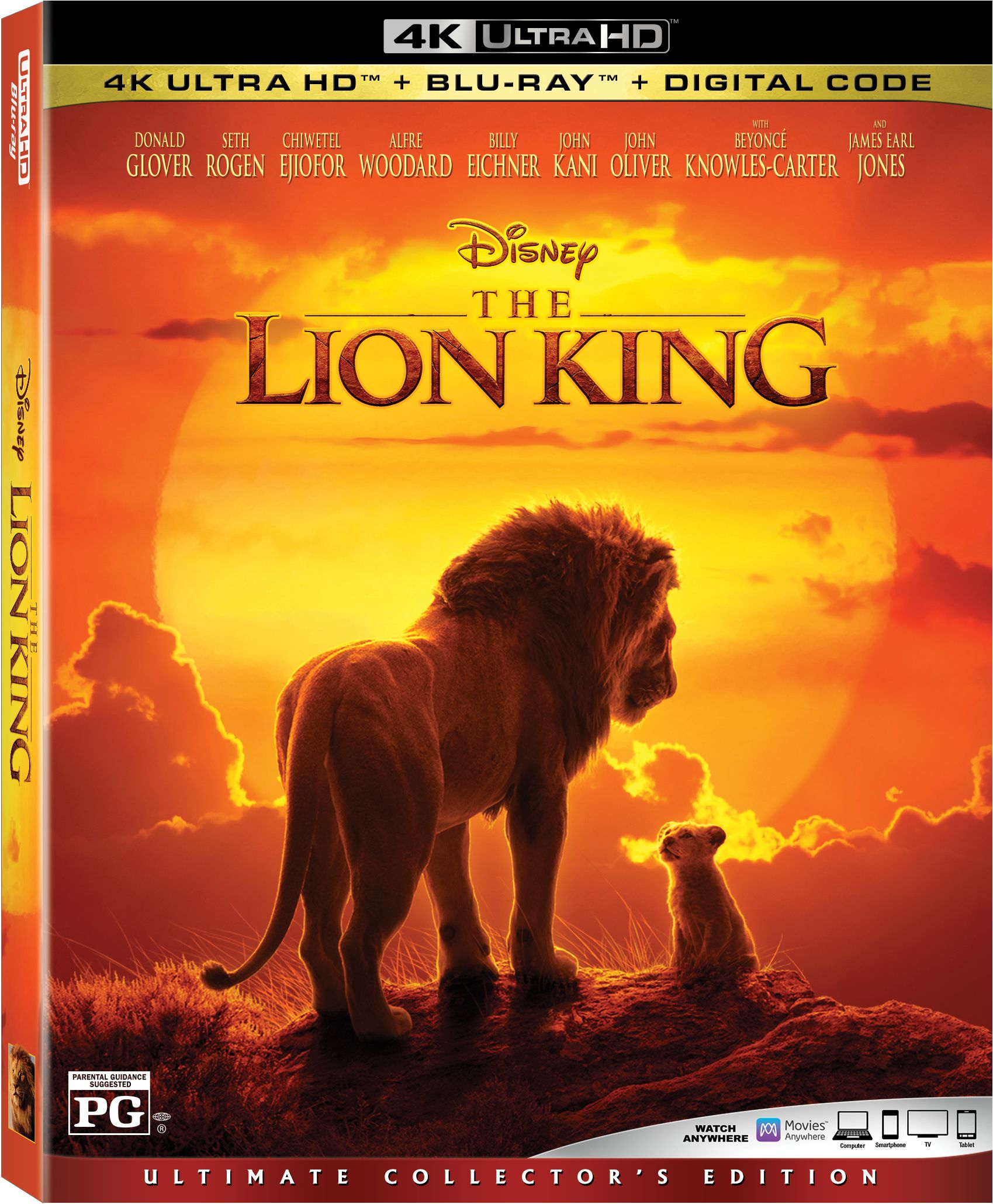 The Lion King 2019 4K UHD Cover Art