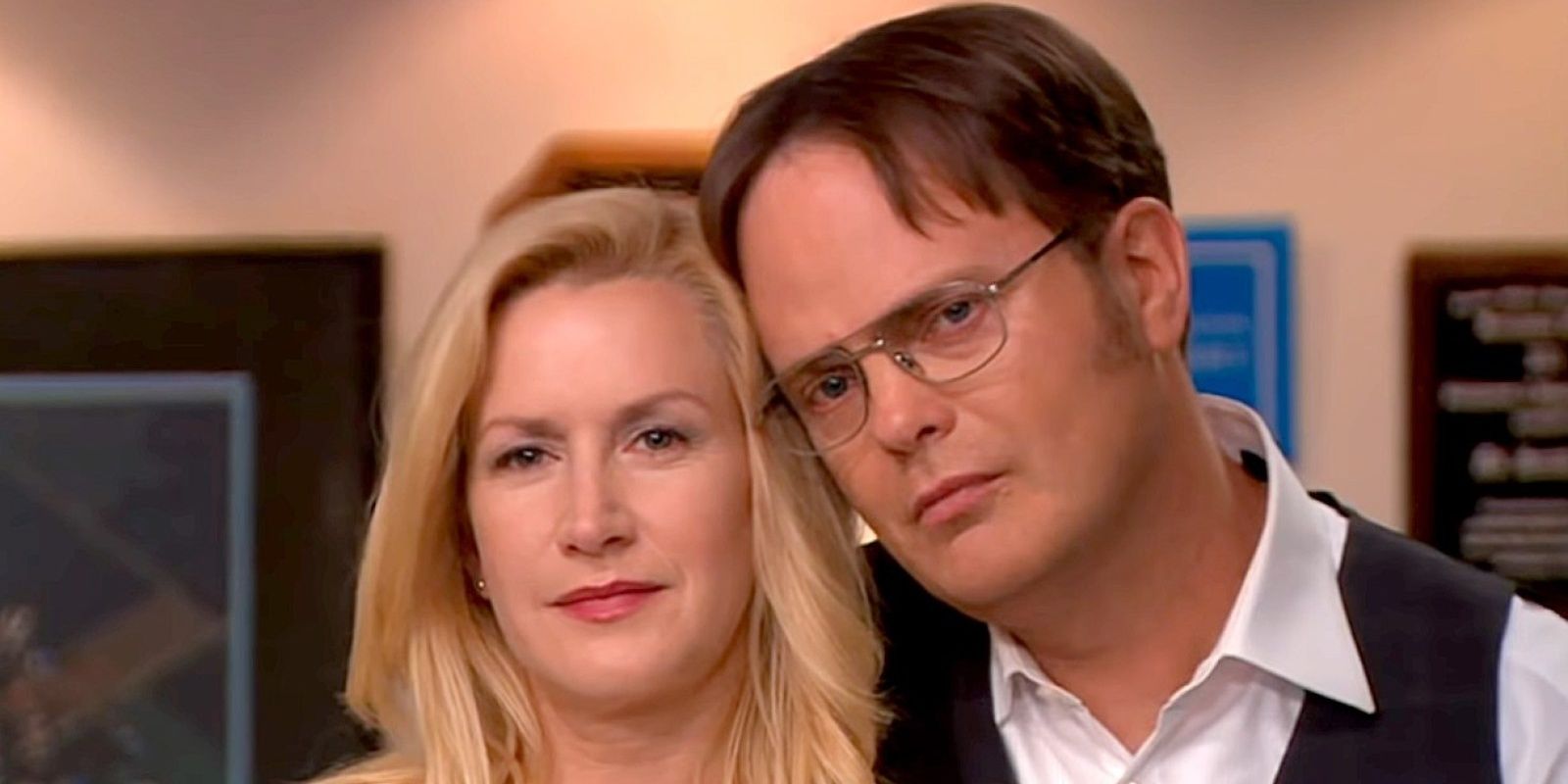 Dwight and Angela in the series finale of The office