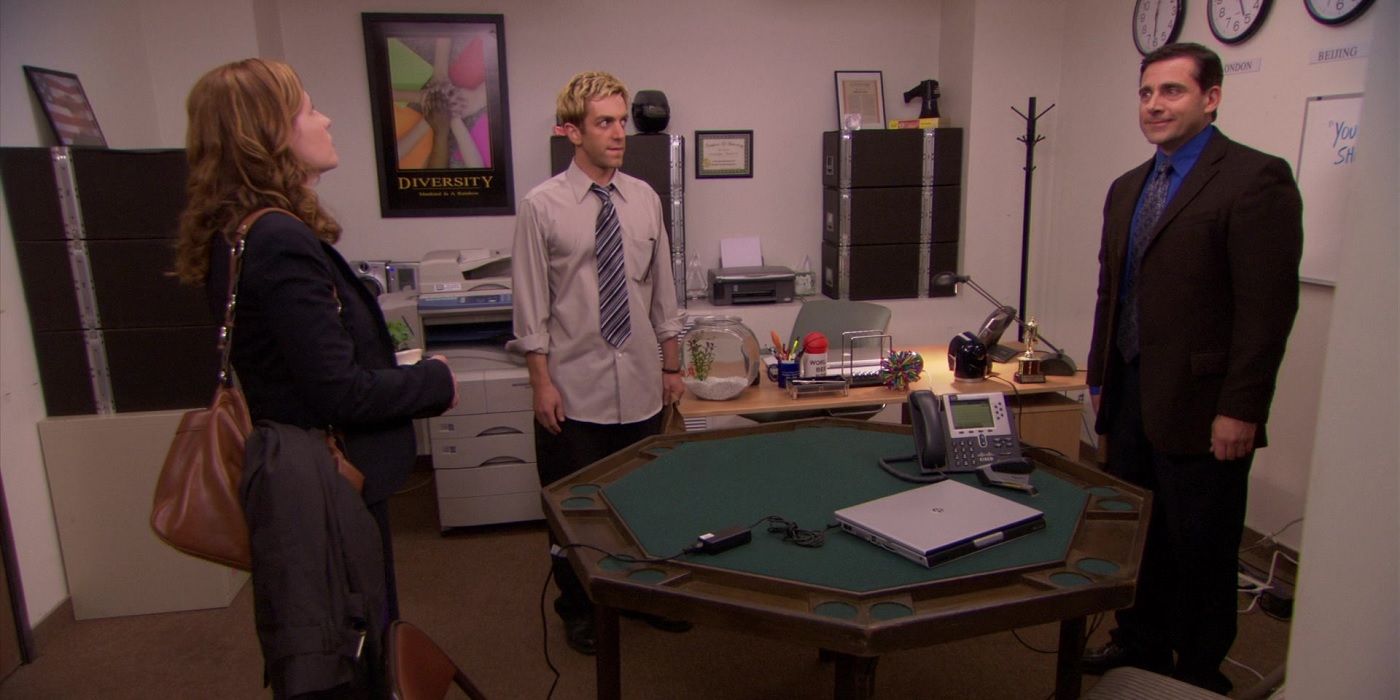 The staff of the Michael Scott Paper Company in The Office