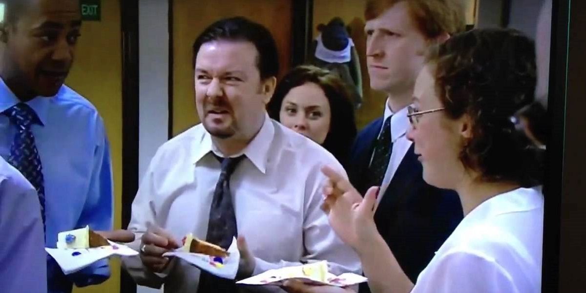 david brent and the office workers