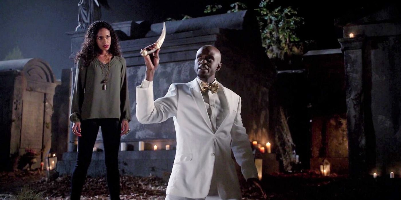 Celeste Dubois and Papa Tunde in The Originals