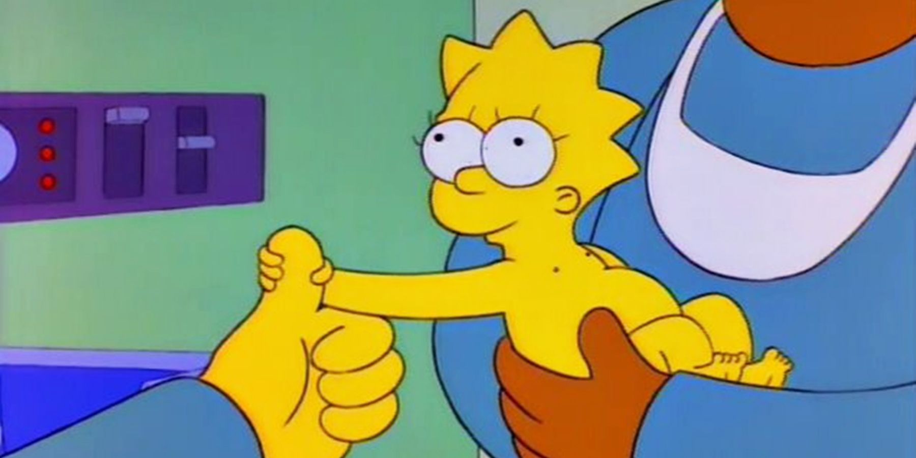 The Simpsons And Maggie Makes Three