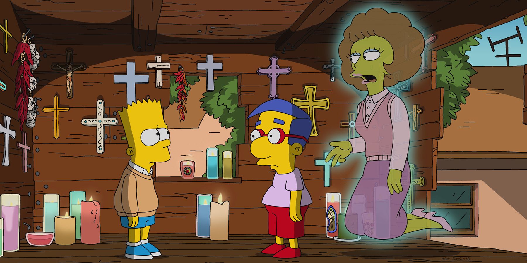 The Simpsons Maude ghost