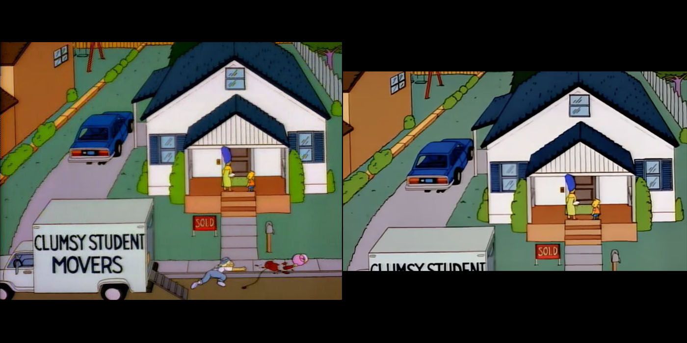 The Simpsons cropped Clumsy Student Movers