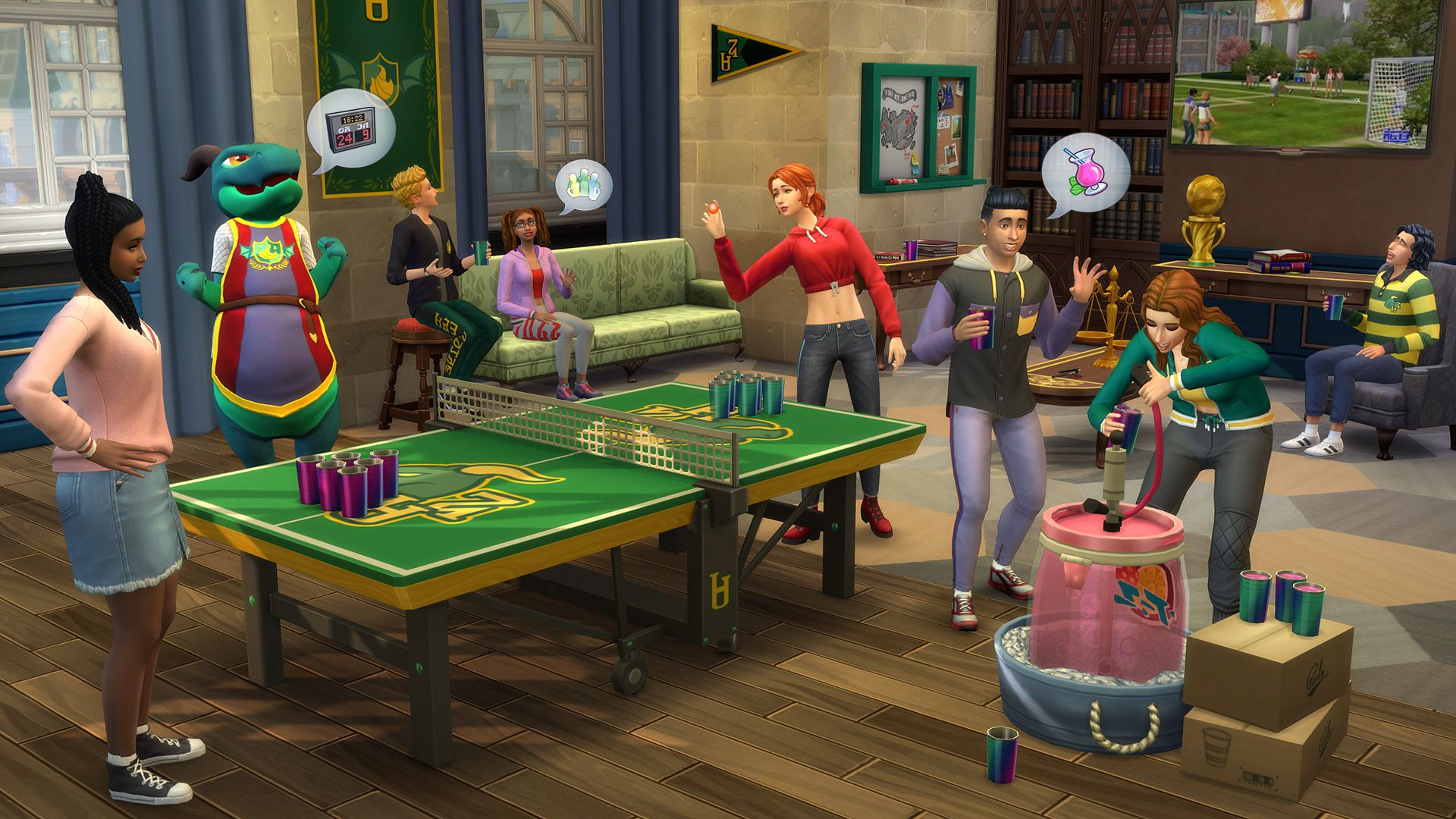 The Sims 4 Discovery University Party