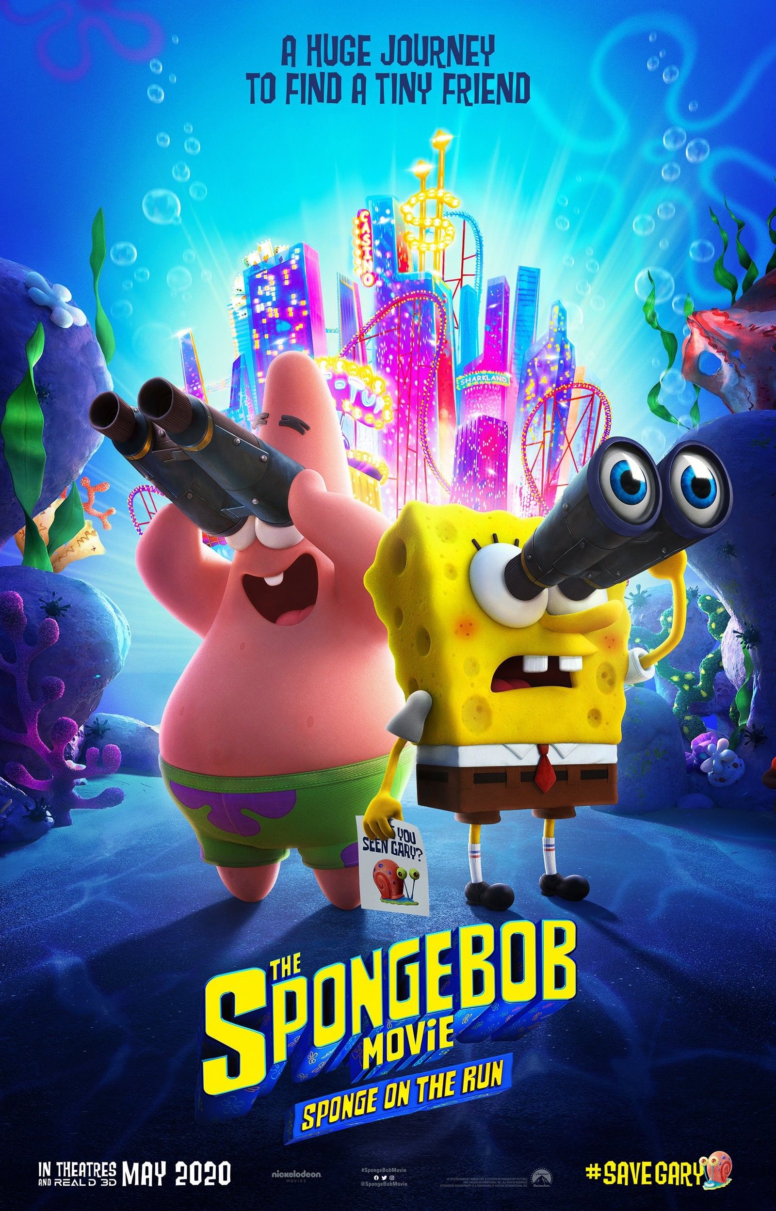 The SpongeBob Movie Sponge on the Run poster