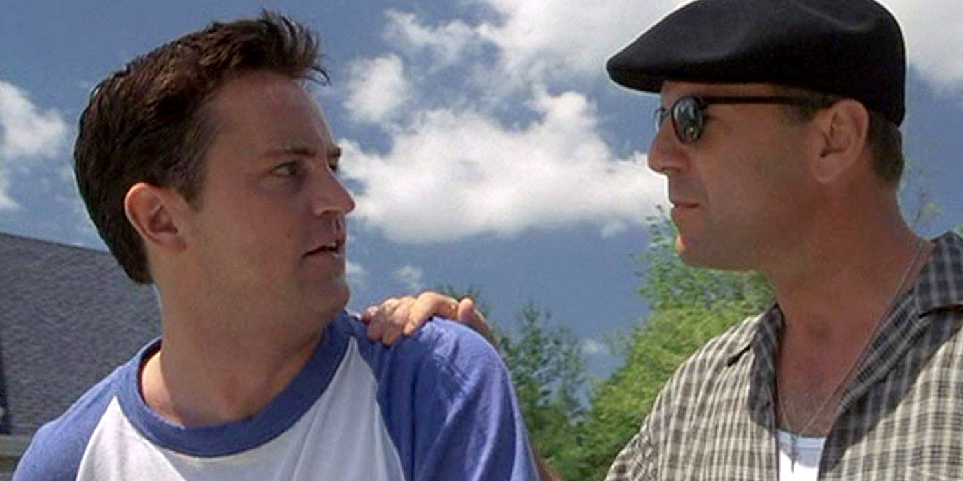 Matthew Perry and Bruce Willis in The Whole Nine Yards.
