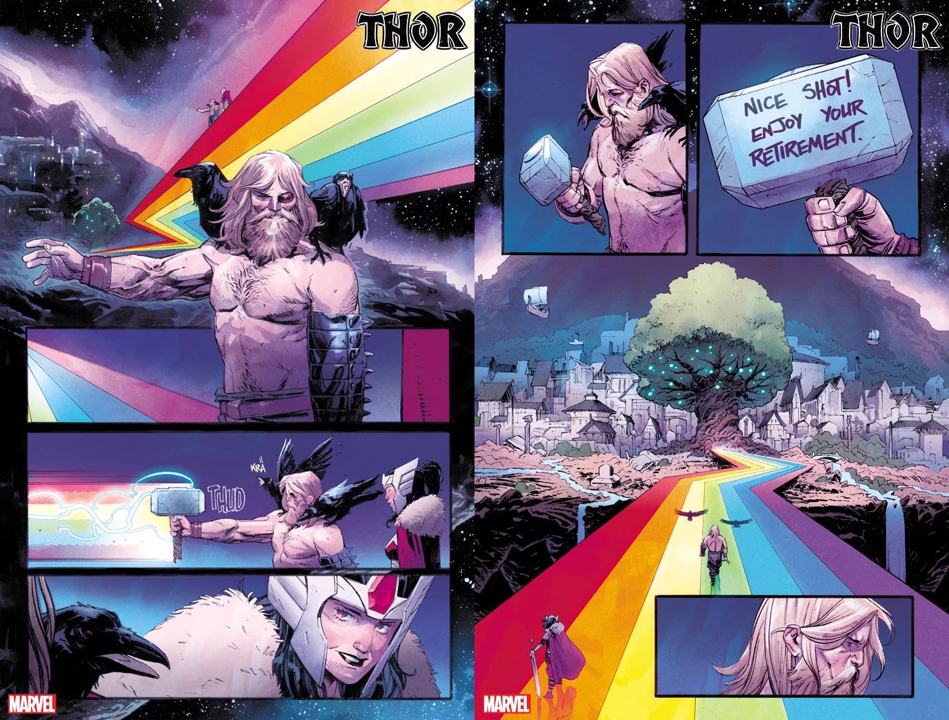 Thor New Comic Preview Retirement