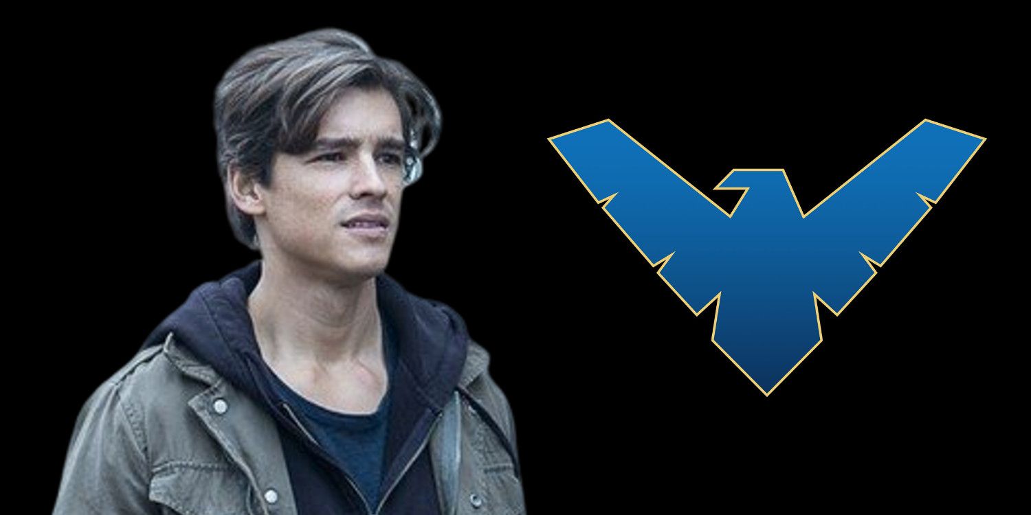 Titans Dick Grayson and Nightwing Logo