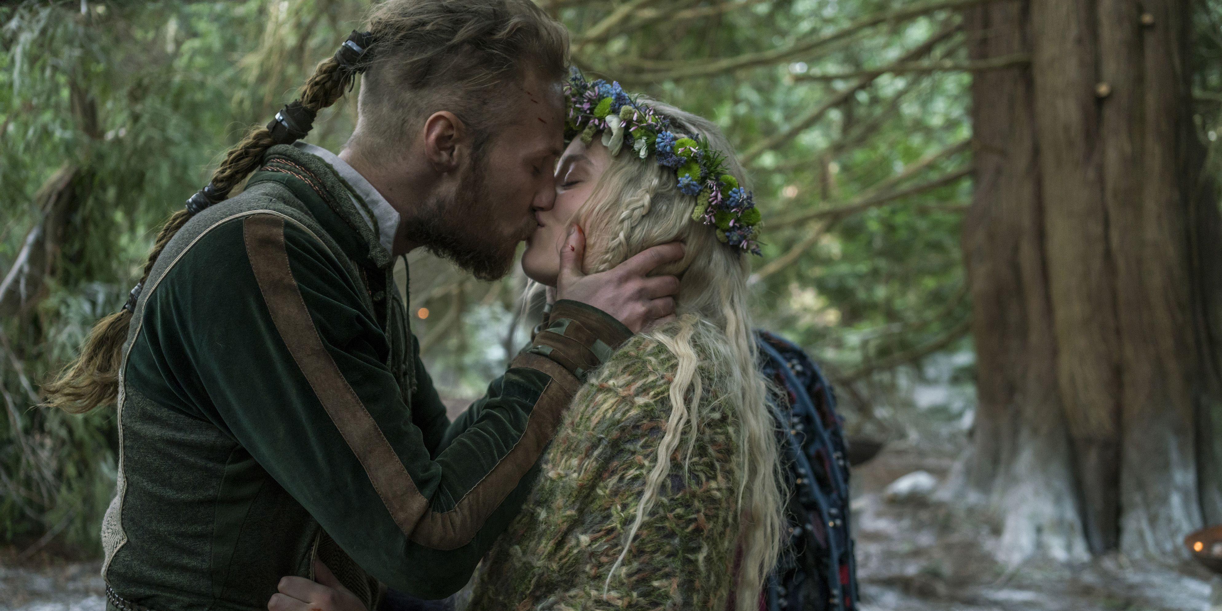 Ubbe weds Aslaug's slave Margrethe in Vikings