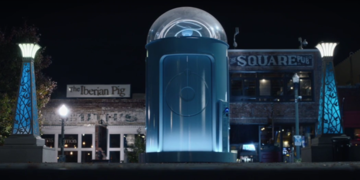 Watchmen Blue Booth