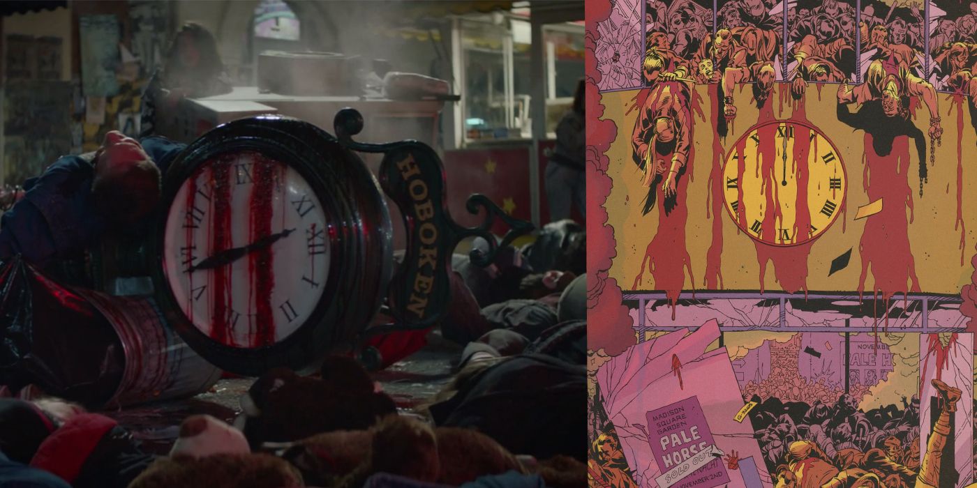 Watchmen TV Comic Comparison Doomsday Clock