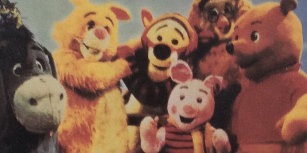 Many Winnie the Pooh characters from Welcome to Pooh Corner