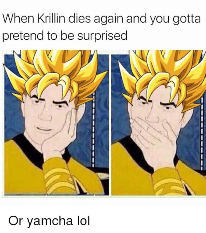 When you have to act surprised
