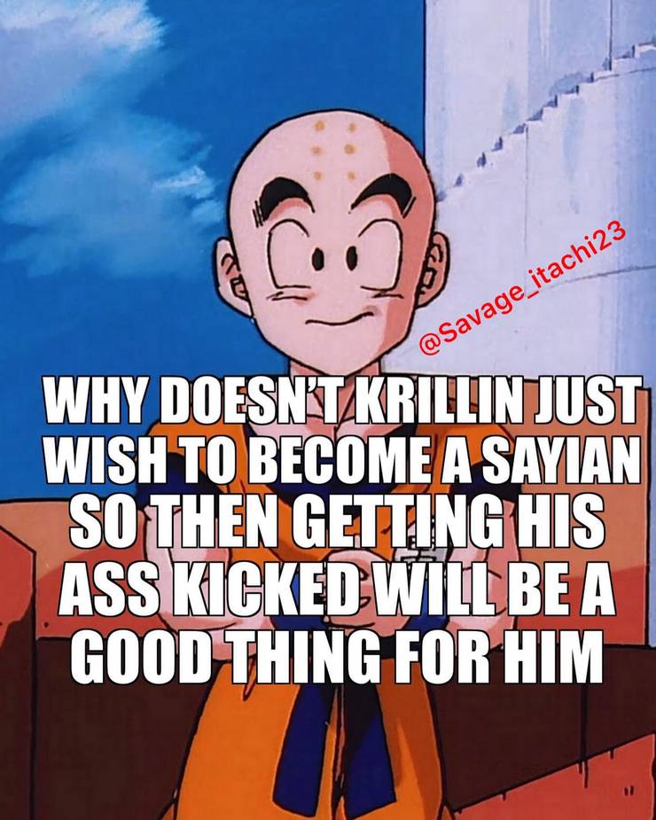 Dragon Ball 10 Hilarious Krillin Memes That Are Too Funny
