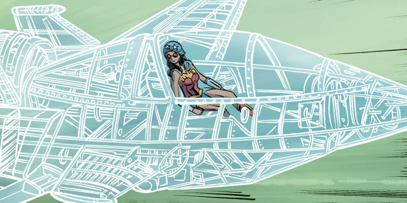 Wonder Woman Invisible Jet Comic