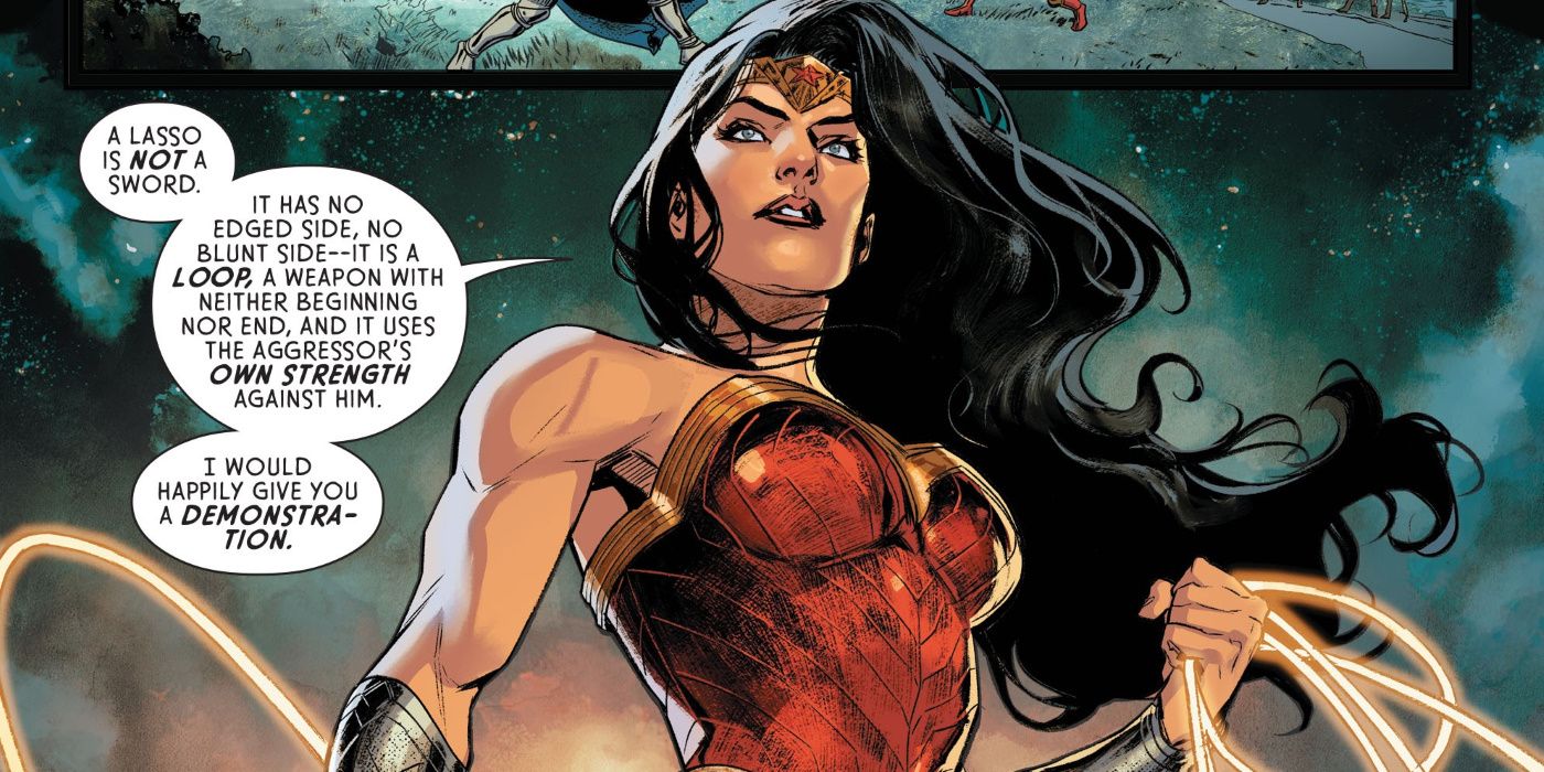 Wonder Woman Lasso Just War Comic