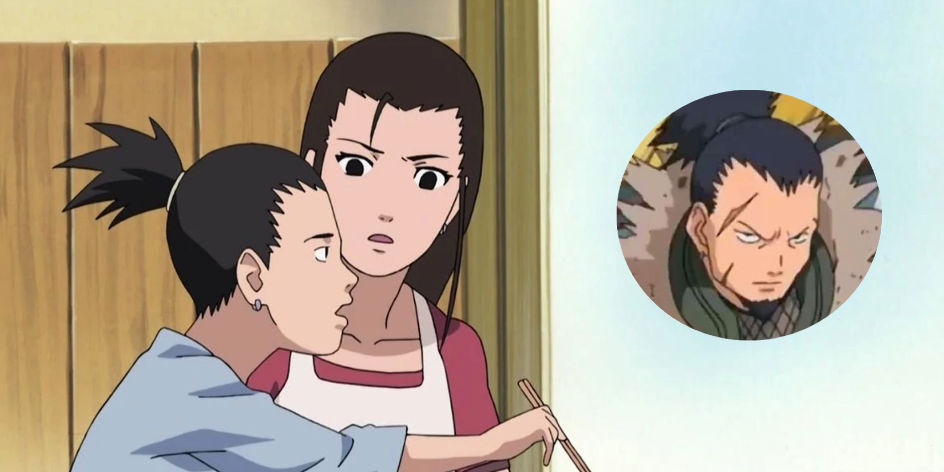 Yoshino And Shikamaru Nara With Shikaku Edit