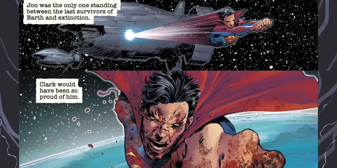 Zombie Superman vs Superboy DCeased